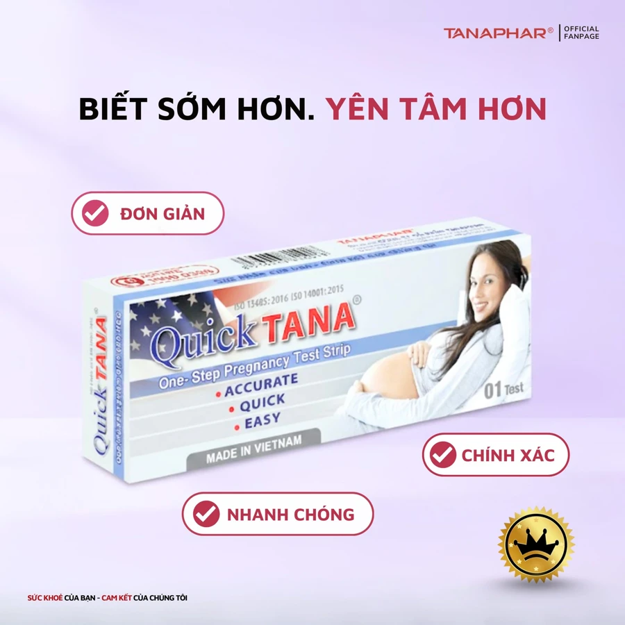 💗 QUE THỬ THAI QUICKTANA – NHẸ NHÀNG CHỜ TIN VUI